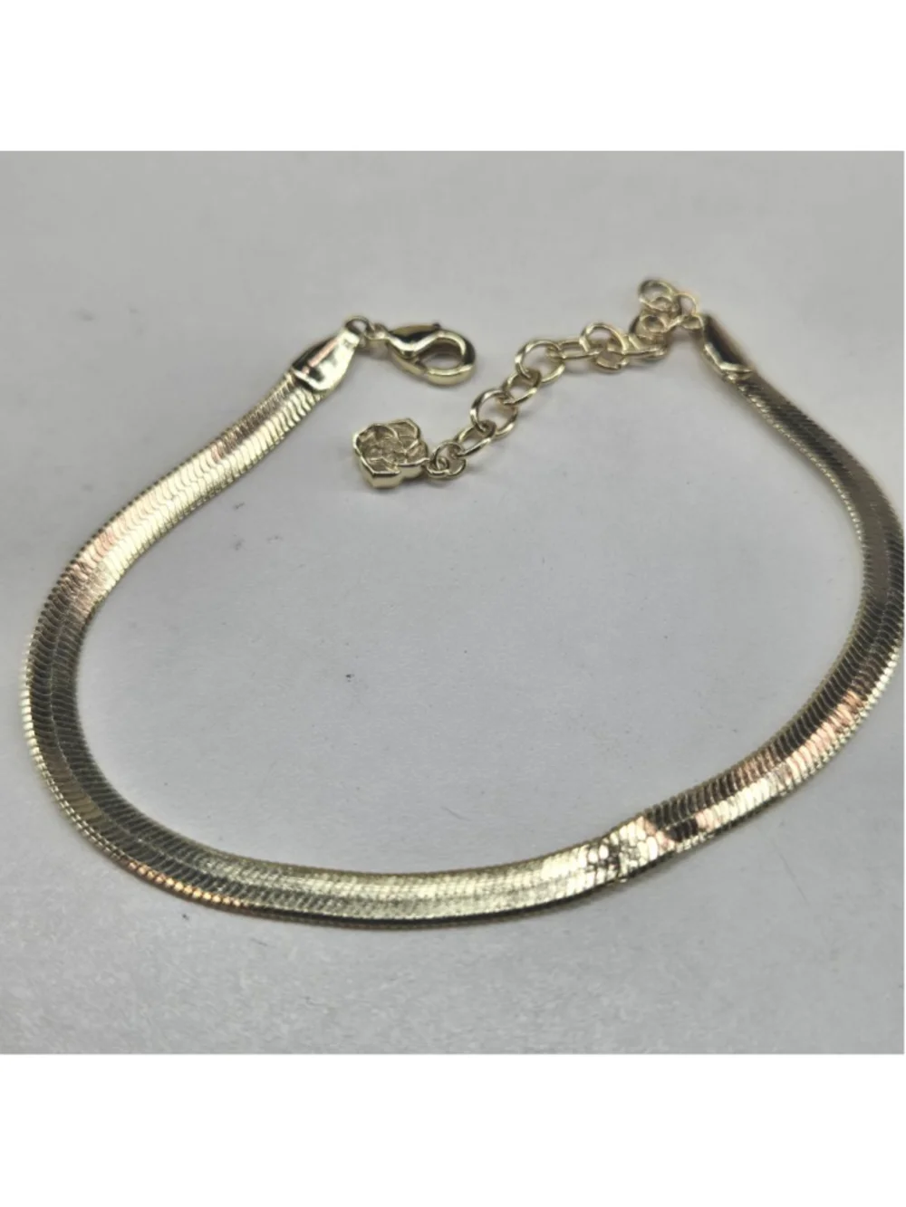 Kendra Scott 14k Gold Plated Herringbone Bracelet Simple Elegant Minimalist